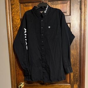 Ariat Black Casual Button Down Shirt